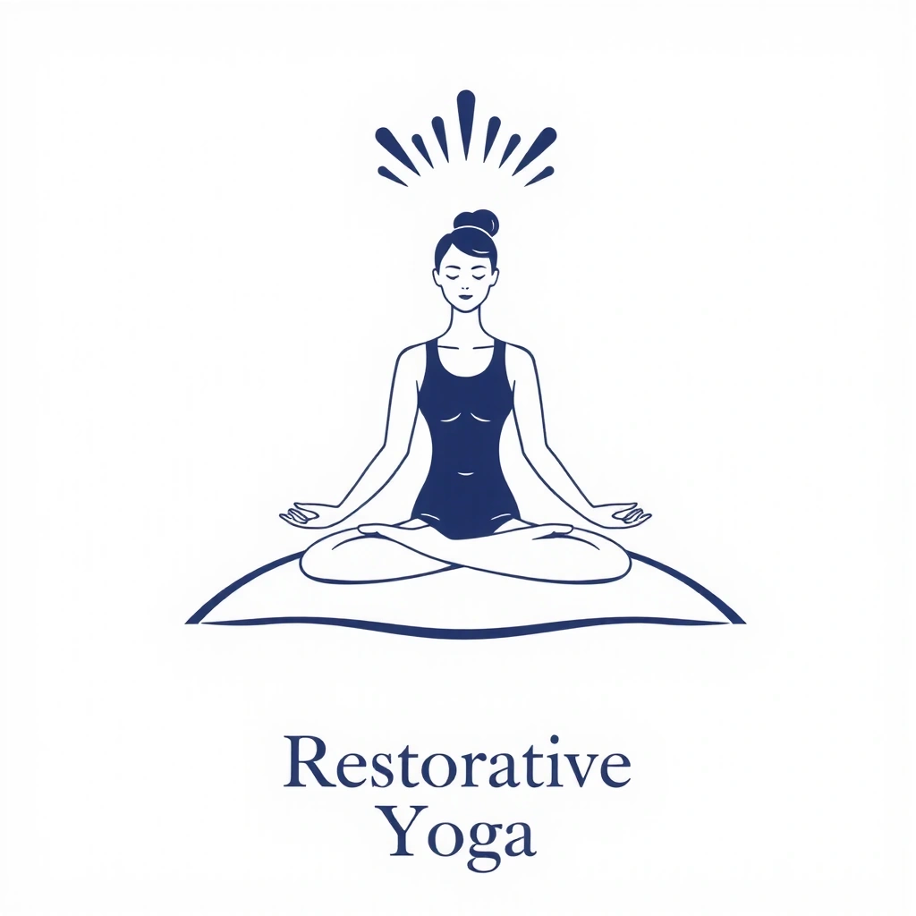 Icon representing relaxing Restorative Yoga